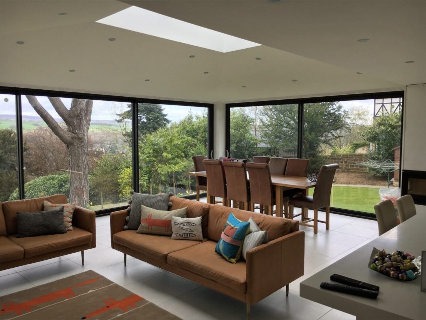 Uninterupted views with our large sliding doors