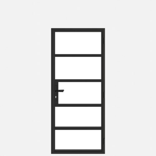 Classic Heritage Single Door 4 Bars-Jet Black