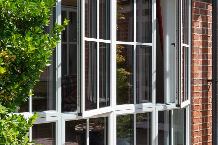 Classic Windows Stepped look with Georgian Bars open