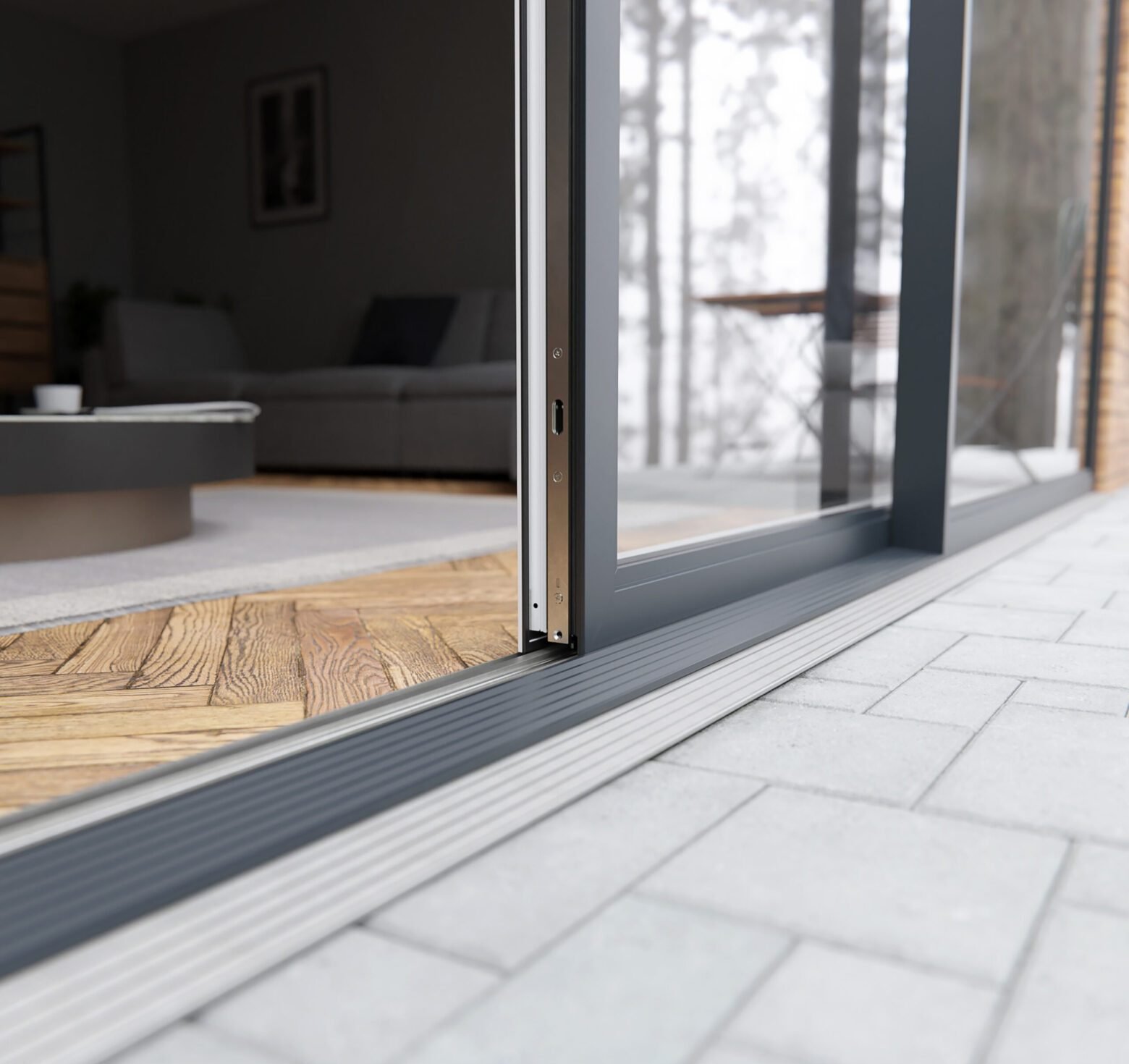 Prestige lift and slide low threshold patio doors