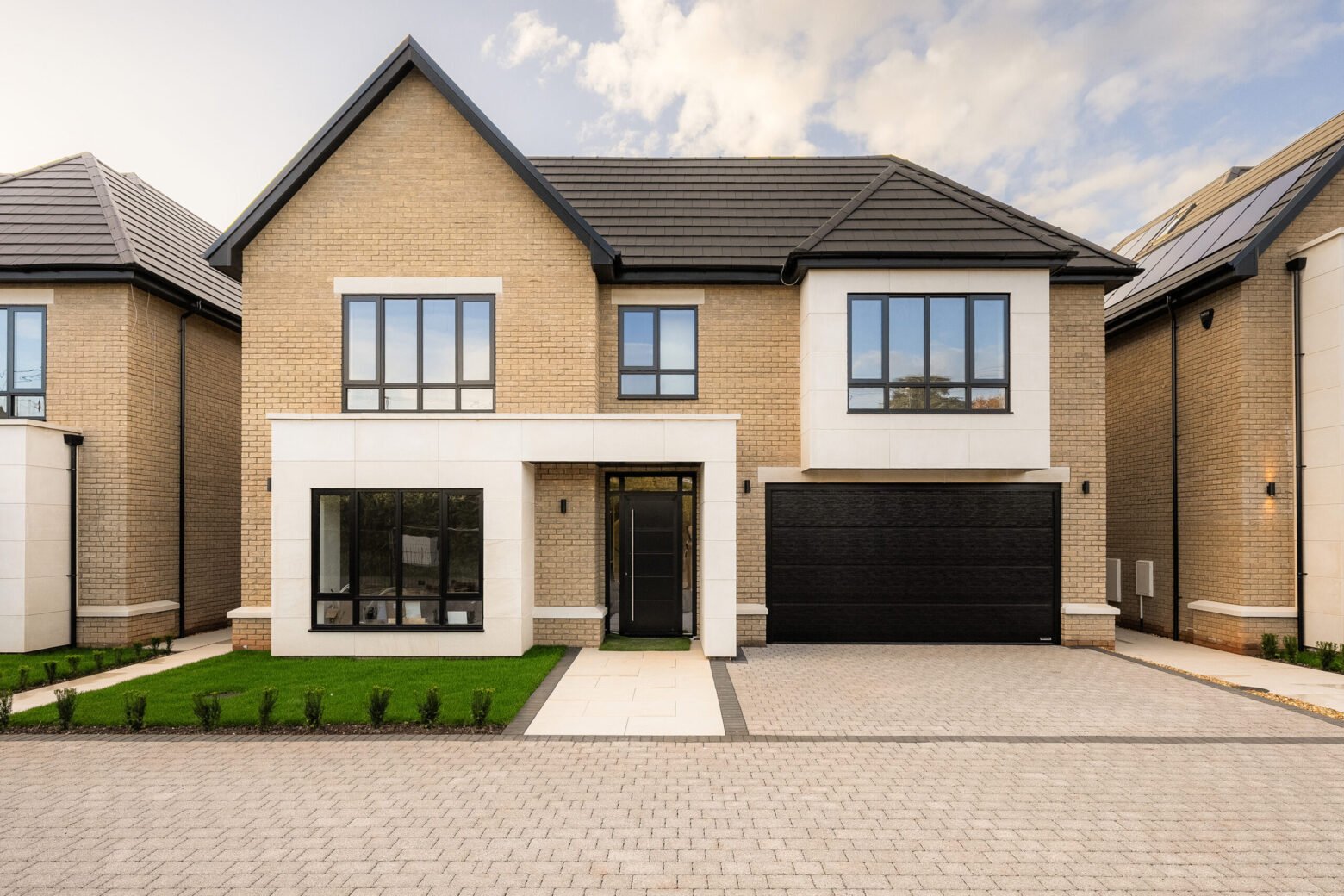 Sheerline Prestige Contemporary Windows in modern home