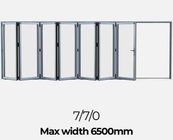 Bifold door 7/7/0