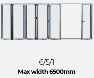 bifold door 6/5/1