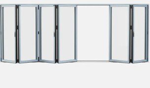 Sheerline Prestige 6/4/2 six-panel bifold door configuration