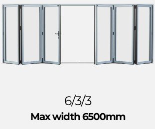 Bifold door 6/3/3
