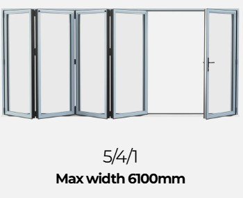 Bifold door 5/4/1