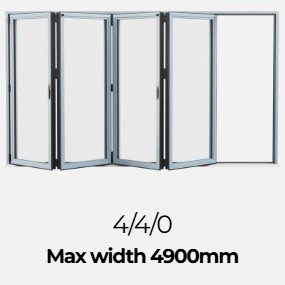 Bifold door 4/4/0