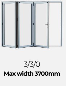 Bifold door 3/3/0