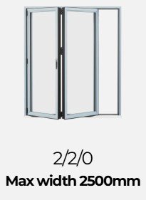 Bifold door 2/2/0