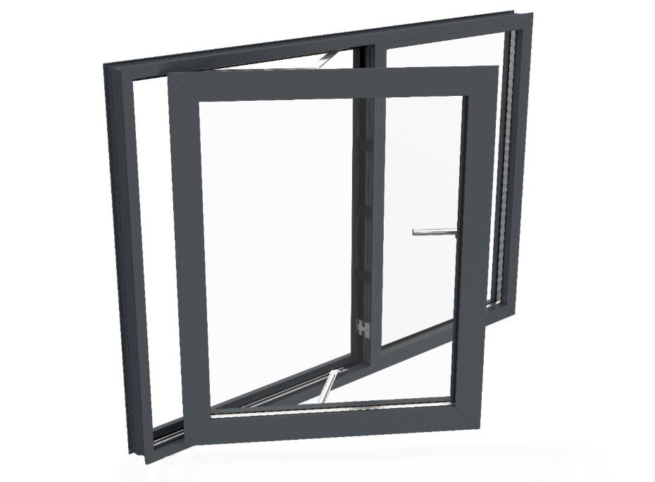 Alitherm 400 contemporary windows