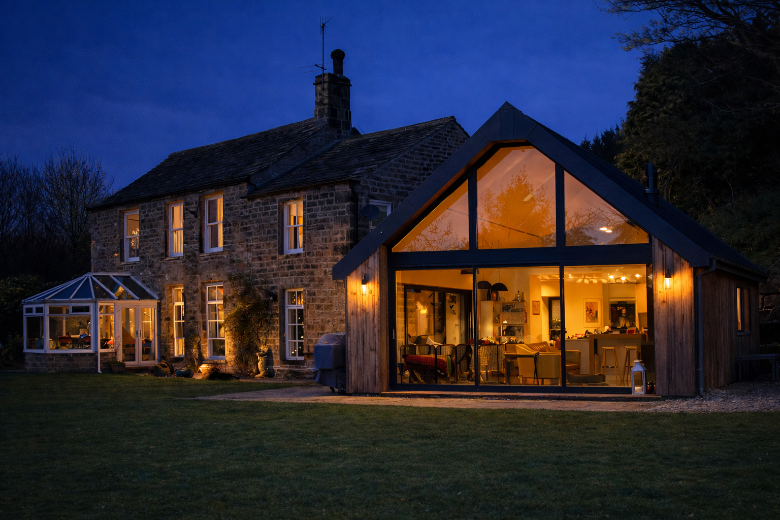 EcoFutural Aluminium glazed garden room Ilkley