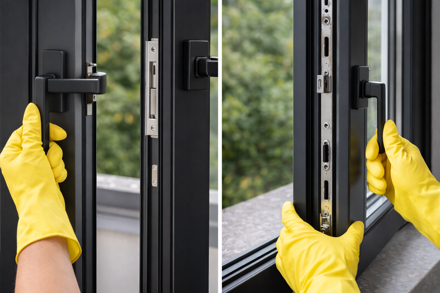 Window and door operation checks