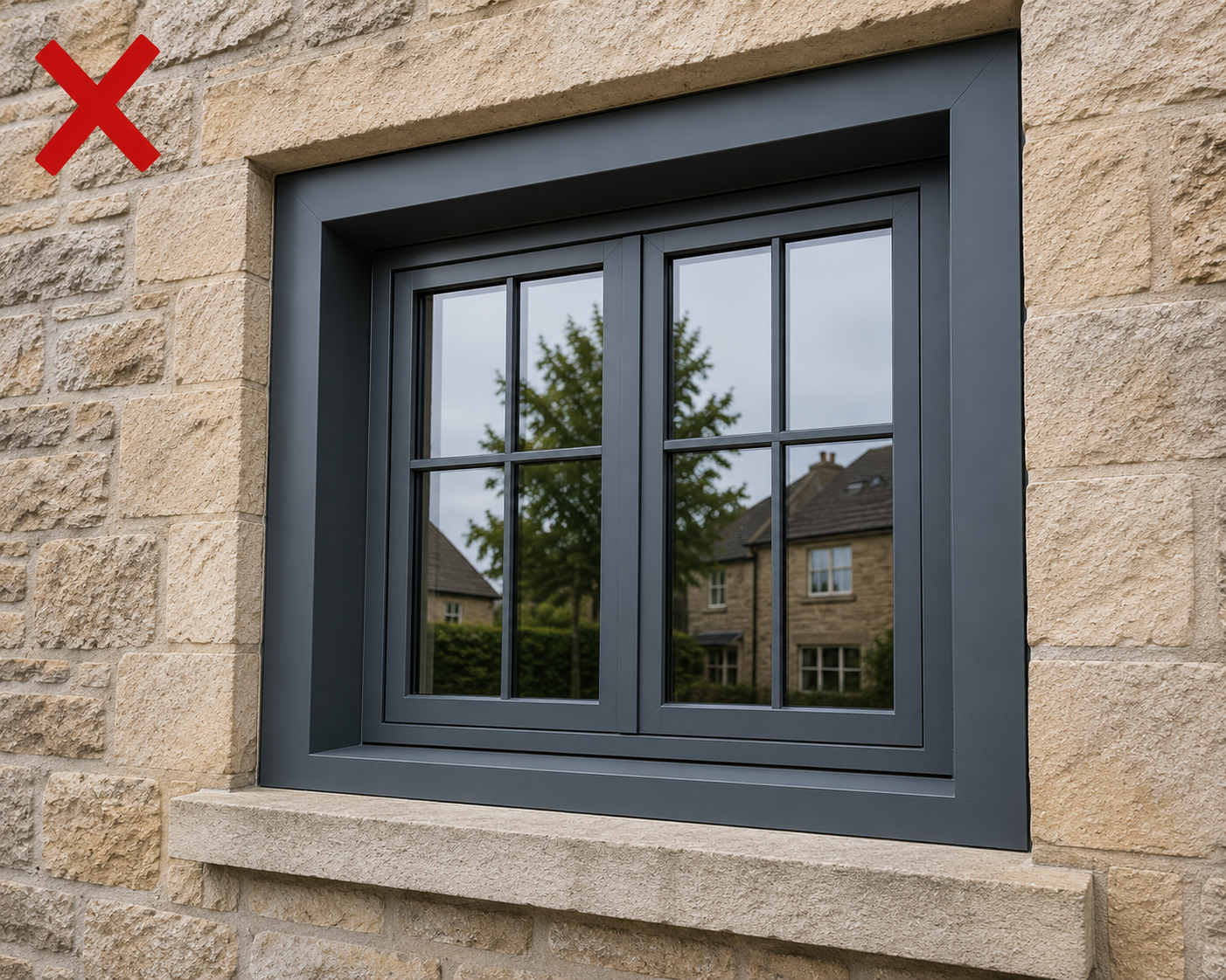 Chunky window frames