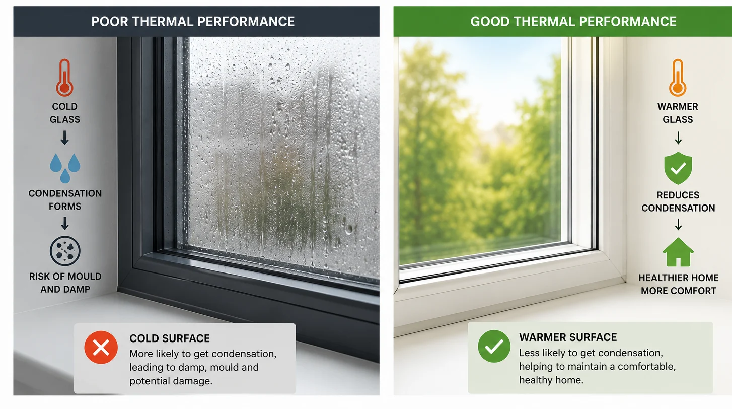 Stop Condensation with aluminium windows