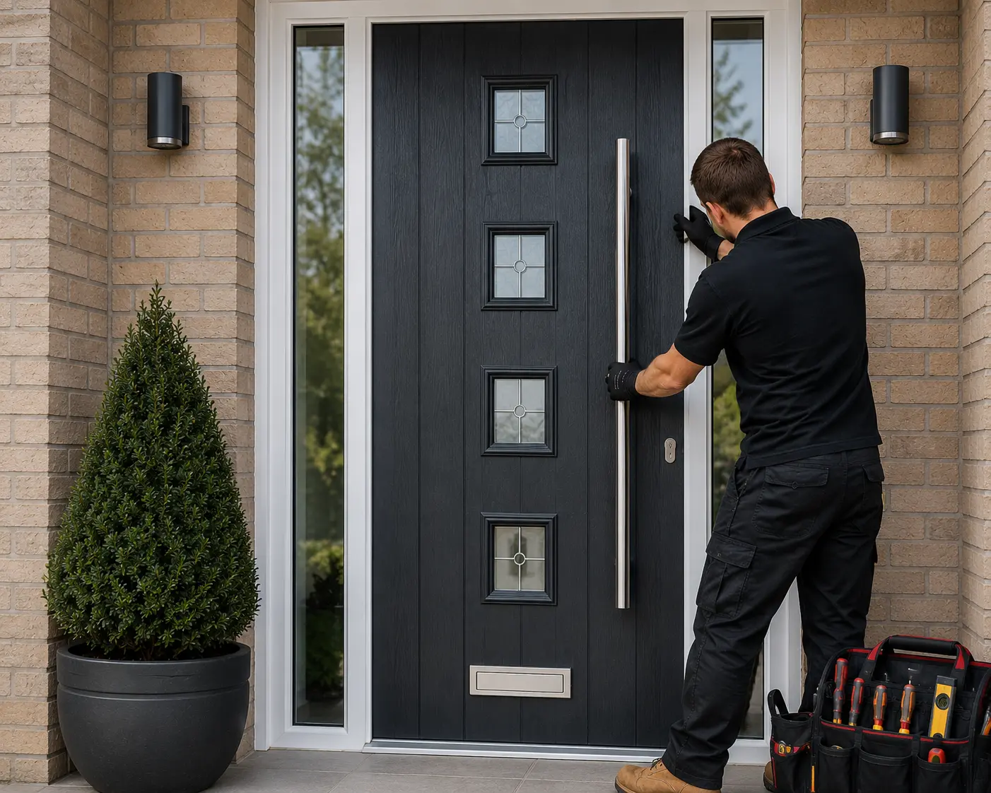 Front door installer