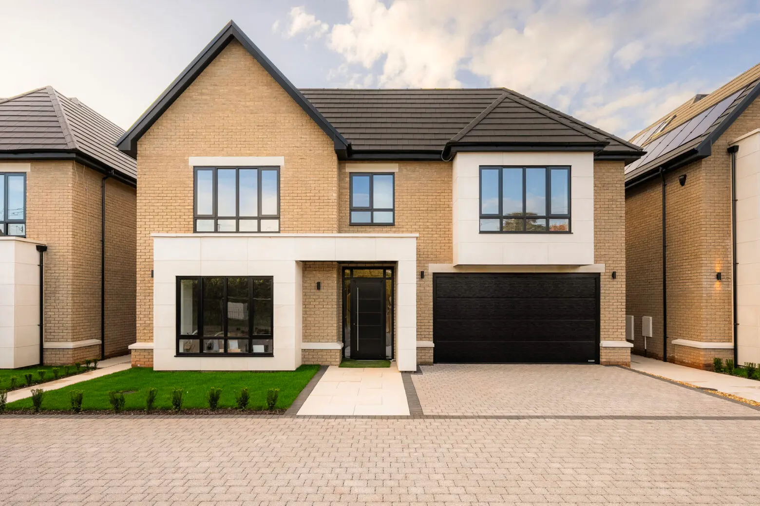 Sheerline Prestige Contemporary Windows in modern home
