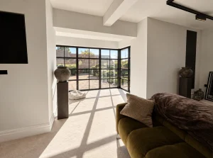 Heritage glazing in structural black