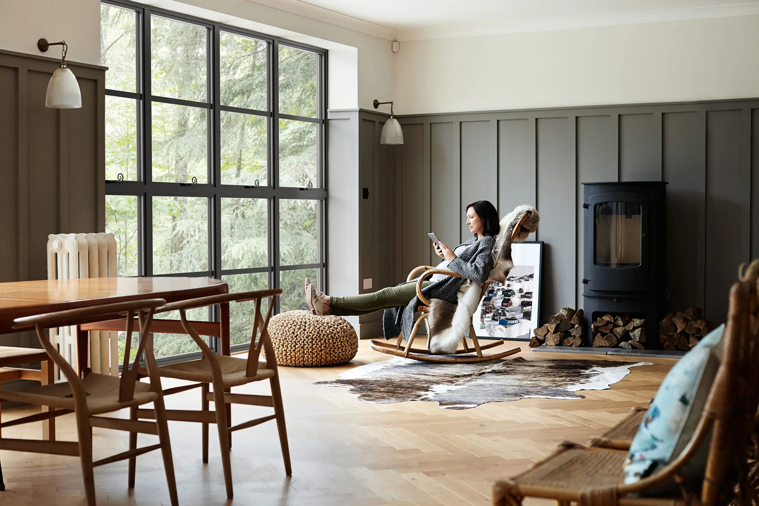 Classic Heritage window in anthracite