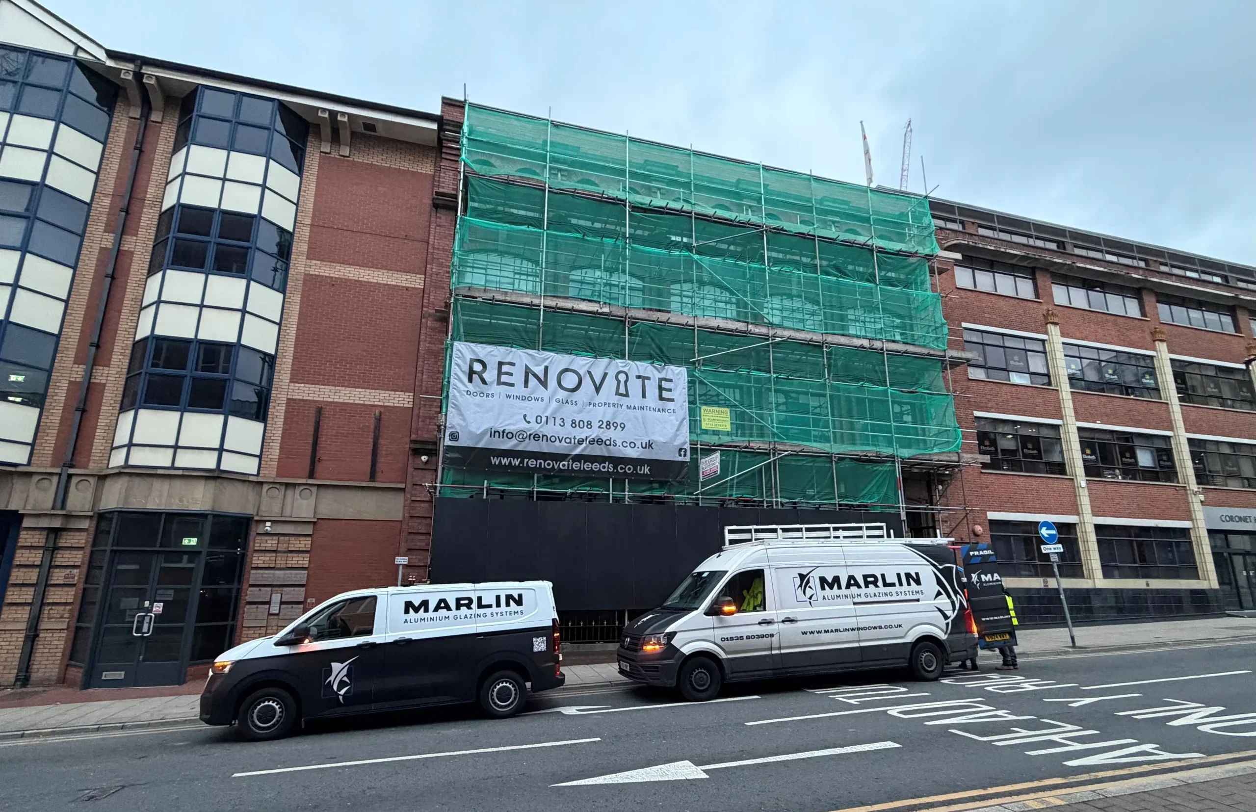 Monarch House glazing project in Leeds